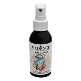 Textilná farba v spreji Cadence, čierna, 100ml