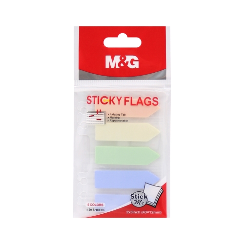 Adhesive bookmark M&G Pastel 5 x 20 sheets