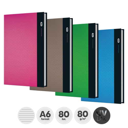 Notebook with lines A6 (80-sheets)
