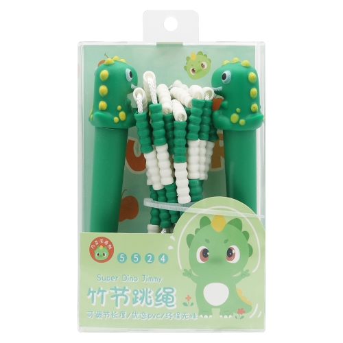 Jump rope 2,8 m green - dinosaur