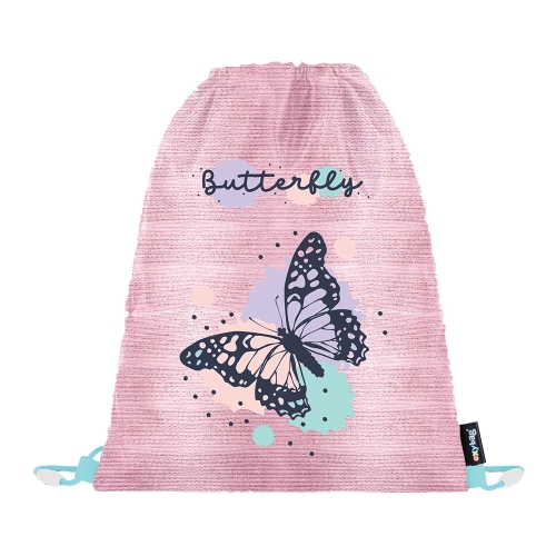 Vrecko na prezuvky s potlačou - OXY Go Butterfly / Motýľ