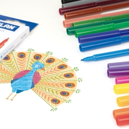 Markers MILAN with round tip 2 mm - set of 18 pcs (2)