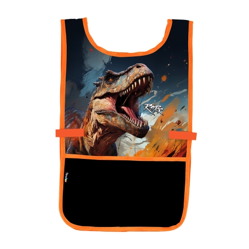 Apron/Poncho for art education - Dino