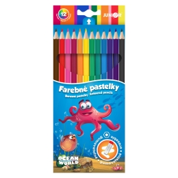 Hexagonal/erasable crayons - set of 12 pcs (1)