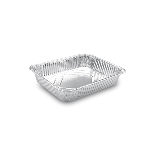 GASTRO Alu bowl 1/2 square 32.3 x 26.2 x 5.5 cm, 4 pcs/pack
