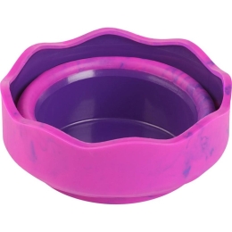 Water glass Klik FABER-CASTELL - pink marble (1)