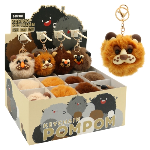 Kľúčenka /Prívesok JUNIOR PomPom Lion (1)