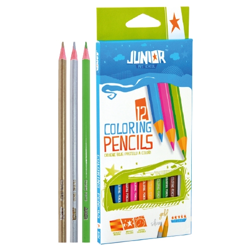 Crayons JUNIOR Ultra triangular 12 pcs