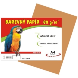 Copy paper A4 80g/100 sheets, brown