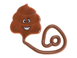 POO 32cm funny poo sticky and stretch turd on BC (1)