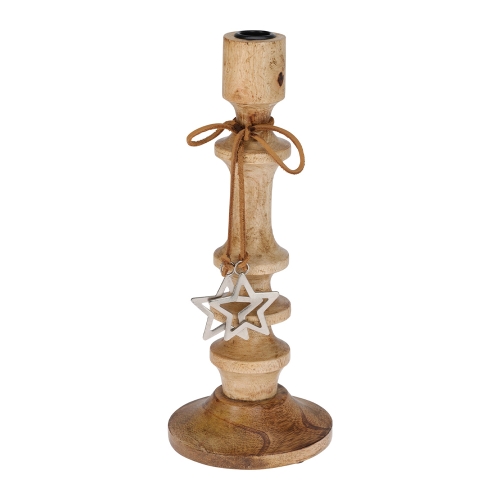 CANDLE HOLDER 30CM STAR (F7)