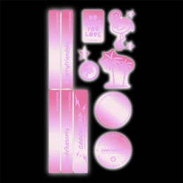 Reflective stickers StickyRicky coocazoo, Berry (1)