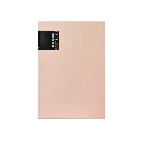 Record book A5, lined - 96 sheets, apricot Pastelini
