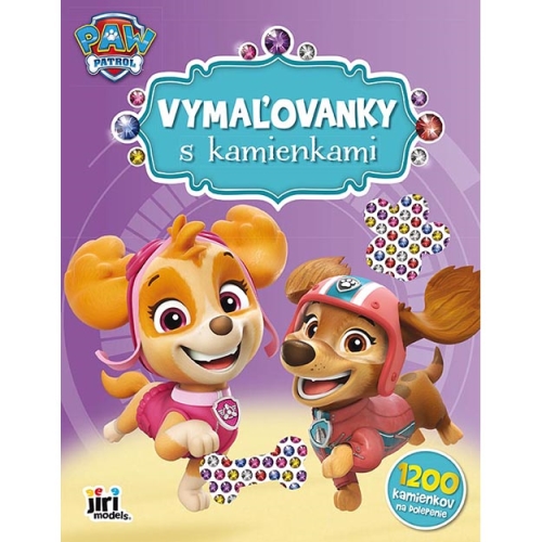 Coloring books with stones - Paw Patrol A4