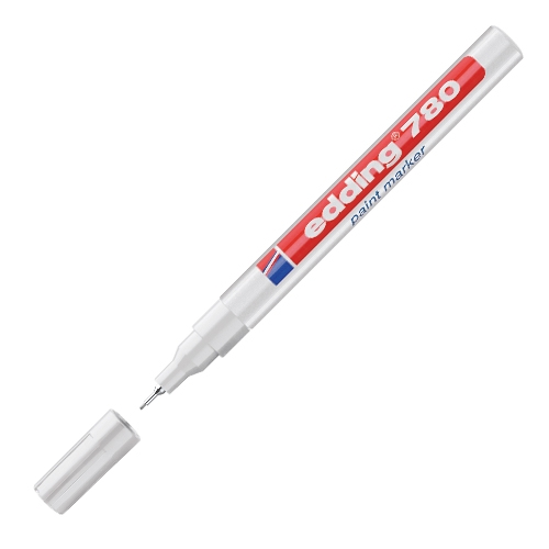 Lakový popisovač Edding 780 biely