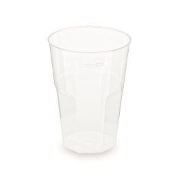 Returnable cup (PP) reusable Cocktail O80mm 0.3L [30 pcs]