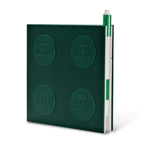 LEGO Zápisník s gélovým perom - zelený