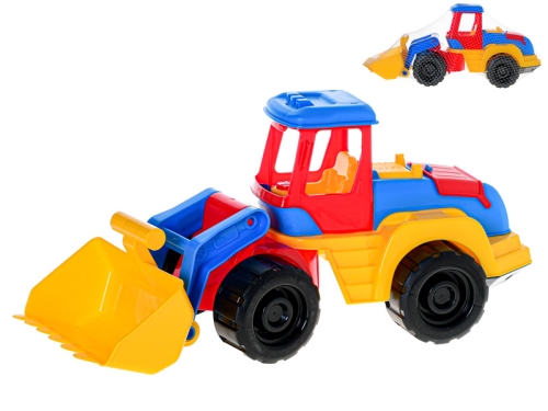 36cm plastic free wheel tractor loader in net