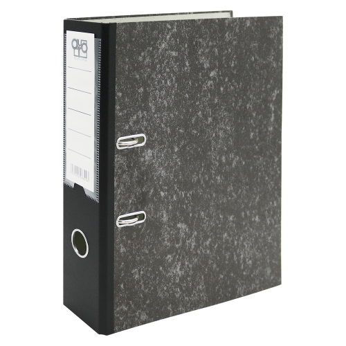 AURO A4 lever binder 7.5 cm - marble black