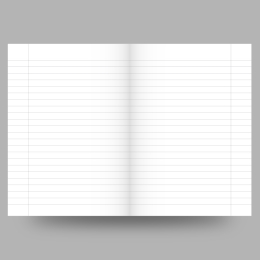 Notebook A5, 20 sheets - lined 524