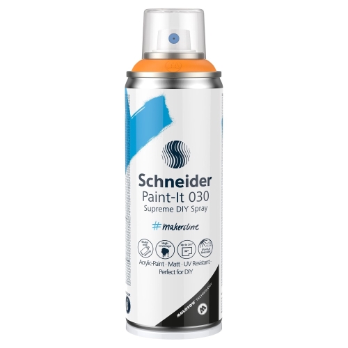 Akrylový sprej Schneider Paint-It 030 - svetlo oranžový