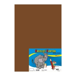 School drawing A2 180g / 10 sheets brown
