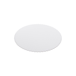 Cardboard cake mat white O25cm [100 pcs]