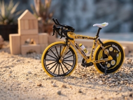 Bicykel závodný 19,5cm kov 3farby v krabičke (1)