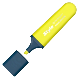 Zvýrazňovač CENTROPEN 6252 Style Fluo (klinový hrot 1-4,6 mm) - žltá