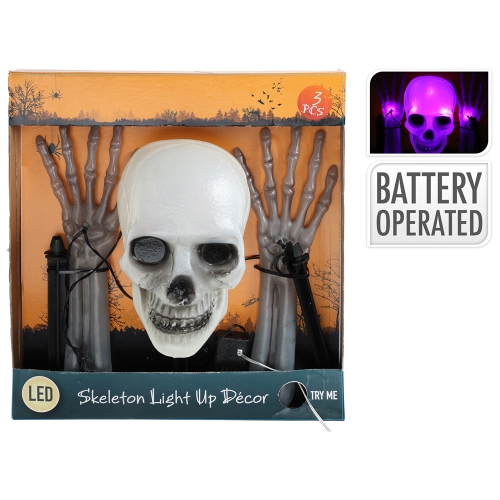 HALLOWEEN DECO SKELETON SET