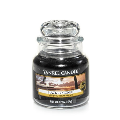 Sviečka Yankee Candle - BLACK COCONUT, malá