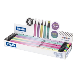 MILAN HB graphite pencil with Sunset eraser (1)