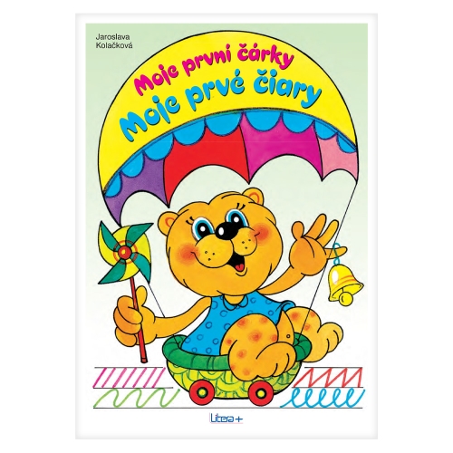 Coloring page A5 Litera - My first lines