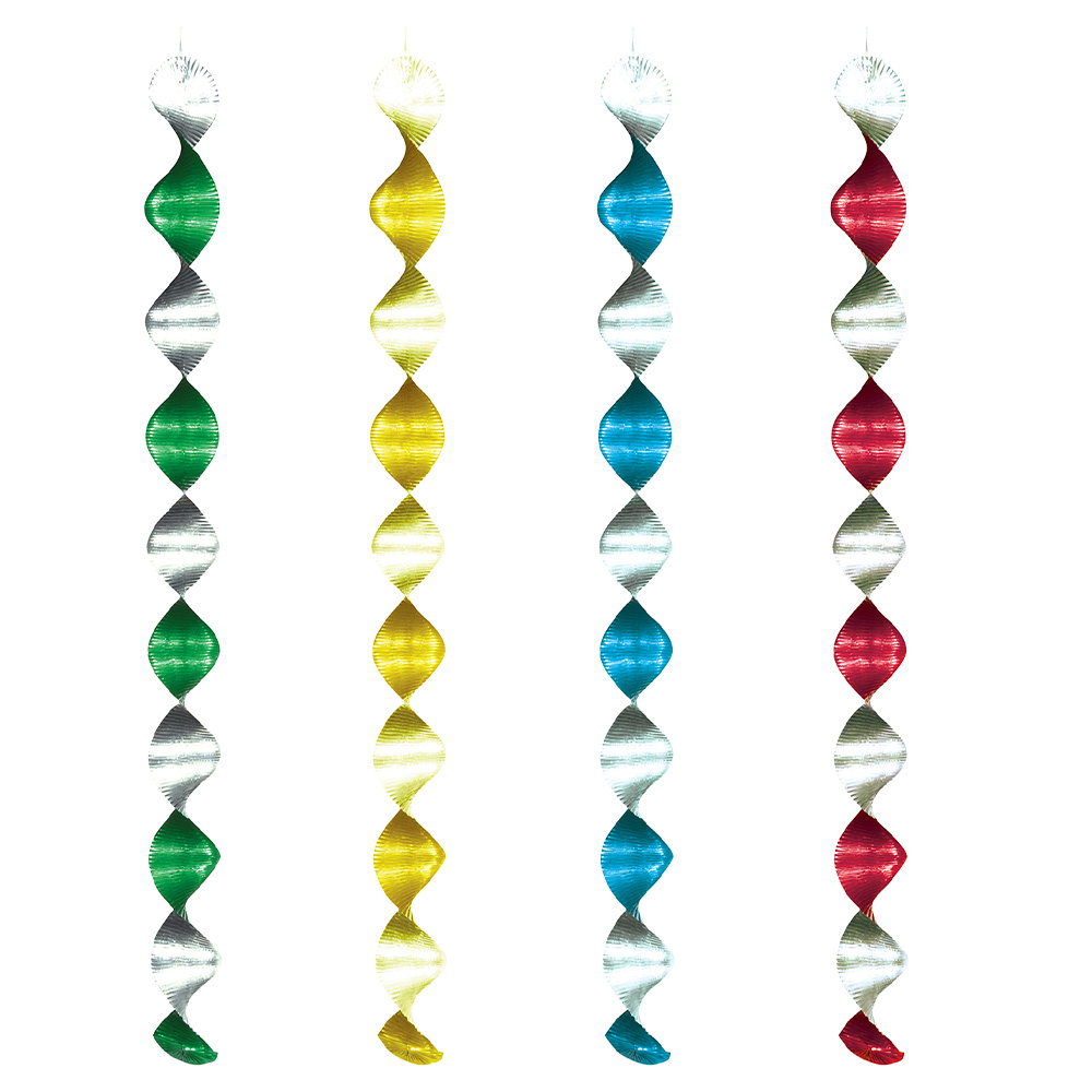 Špirála lesklá (ALU) Ø5 x 60 cm [4 ks]