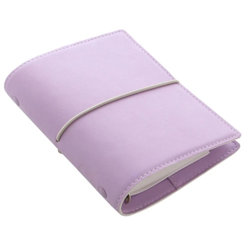 Diár Filofax Domino Soft - pastelovo fialový, vreckový (1)