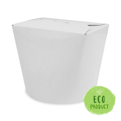 Food box (PAP/PE) biely 750ml/26oz [50 ks]