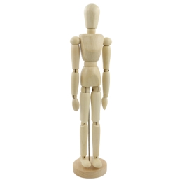 SMPL mannequin - wooden figure - man 12 "/ 30 cm