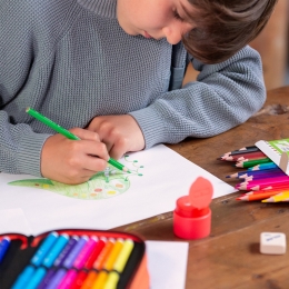 MILAN triangular crayons 18 pcs (2)