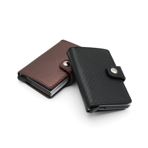 Wallet /Card case with metal compartment (mix of 2 colors)