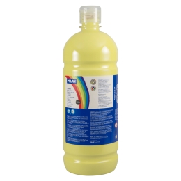 Bottle of 1000ml lemon yellow poster colour