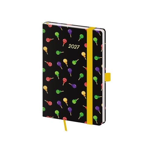 2027 Weekly Pocket Vario Planner - Lollipop with Elastic Band