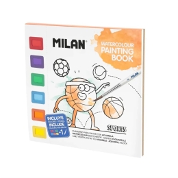 Omaľovanka s vodovými farbami MILAN - Sports
