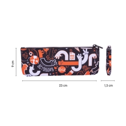 Mini round pencil case Aliens Fingers series (1)