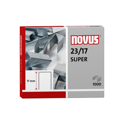 Staples for stapler Novus 23/17 super /1000/