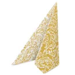 Airlaid napkins 40x40 cm Reverse Baroque Etude gold Airlaid napkins 40x40 cm Reverse Baroque Etude gold
