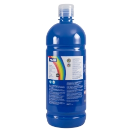 Bottle of 1000ml cyan blue poster colour