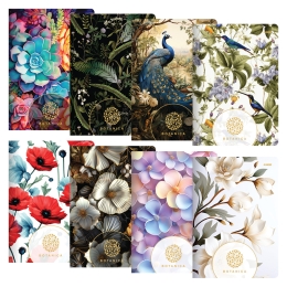 A4 Notebook, 40 Sheets - Lined 444 - Exclusive - Botanica