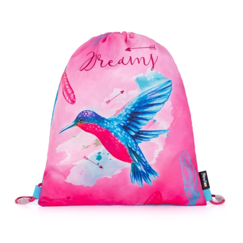 Shoe bag with print - Hummingbird
