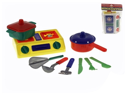 2asstd color kitchen play set w/cooker in PBH