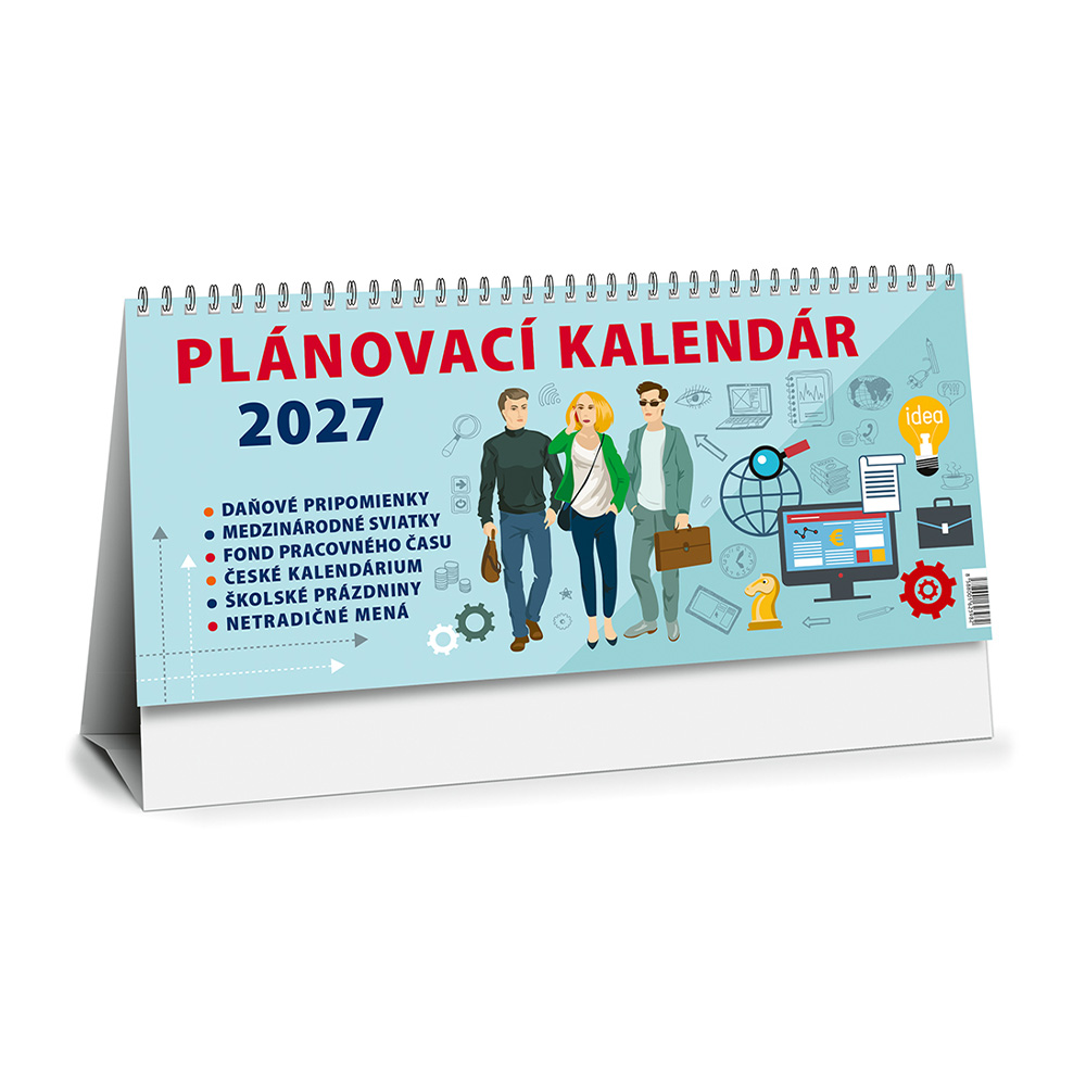 Kalendár stolový Plánovací Maxi 2027